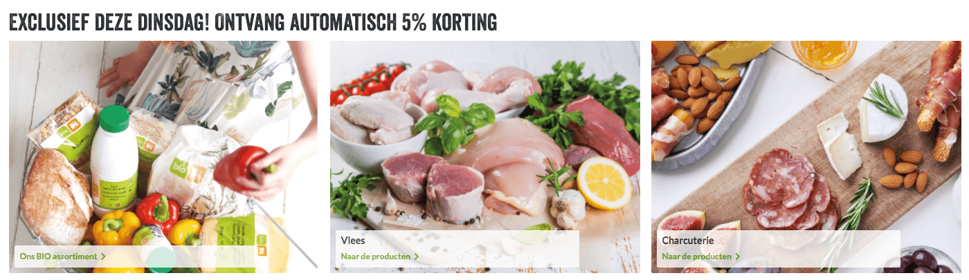 Delhaize korting click en cook